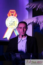 Sam Yagan, CEO of OK Cupid at the 2011 Miami iDate Awards Ceremony