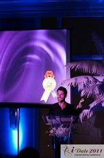 Joel Simkhai, CEO of Grindr at the 2011 iDate Awards Ceremony