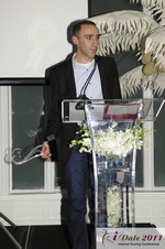 Sam Yagan, CEO of OK Cupid at the 2011 Miami iDate Awards Ceremony