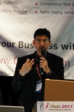 Sukesh Mohan (CEO of El Camino Technologies) at the 2011 Internet Dating Conference in Miami